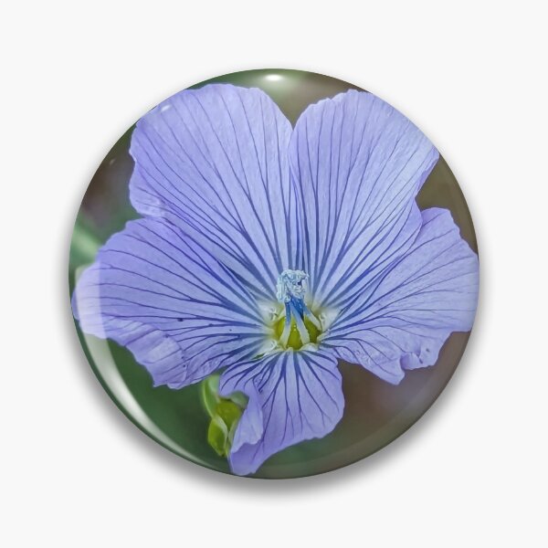 Item preview, Blue Flax Flower designed and sold by ThistlesCards.