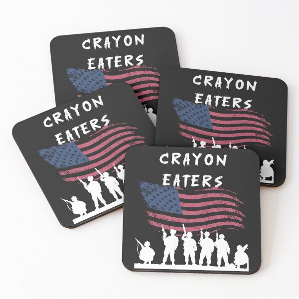 Item preview, Crayon Eaters Soldiers American Flag designed and sold by JacoBeatzShop.