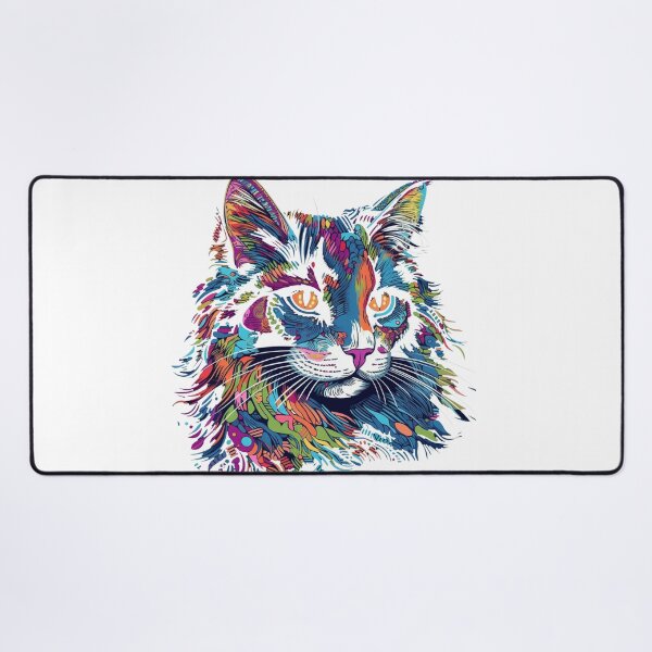 Item preview, Norwegian Forest Cat Artistry - Playful & Unique Pop-Art designed and sold by DooodleGod.