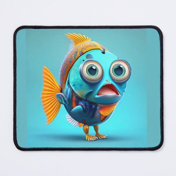 Item preview, Print with a surprised fish in clothes. designed and sold by MixShop10.