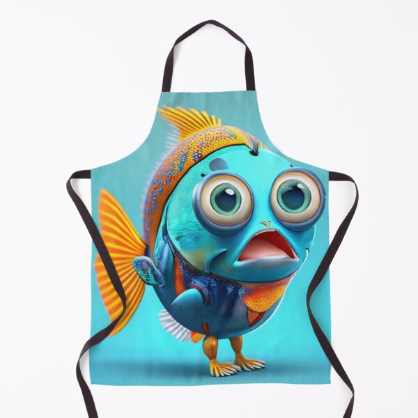 Item preview, Print with a surprised fish in clothes. designed and sold by MixShop10.