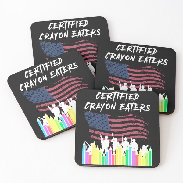 Item preview, Crayon Eaters Soldiers American Flag designed and sold by JacoBeatzShop.