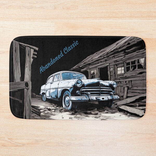 Item preview, Abandoned Classic - Liminal Space Concept Line Art - Abandoned Car designed and sold by liminal-concept.