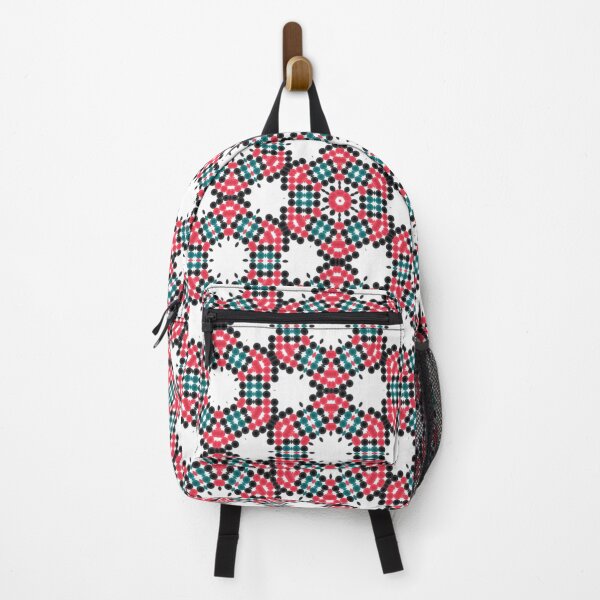 Item preview, White ,Black , Red and Blue Pattern designed and sold by Nalwesya.