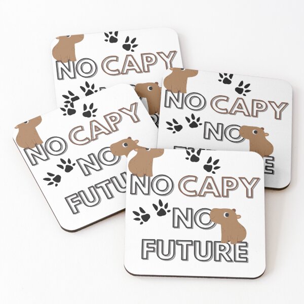 Item preview, No Capybaras No Future designed and sold by Tobiasz Pietruska.