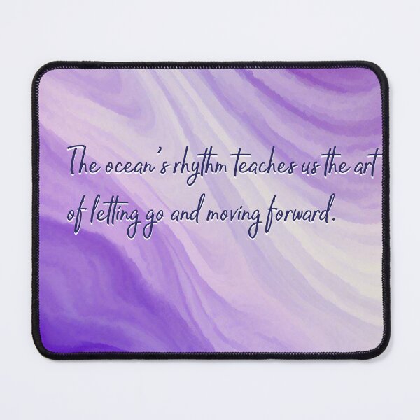 Item preview, Ocean Quotes: Letting Go (purple) designed and sold by blue-planet-art.