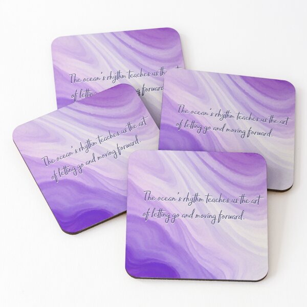 Item preview, Ocean Quotes: Letting Go (purple) designed and sold by blue-planet-art.