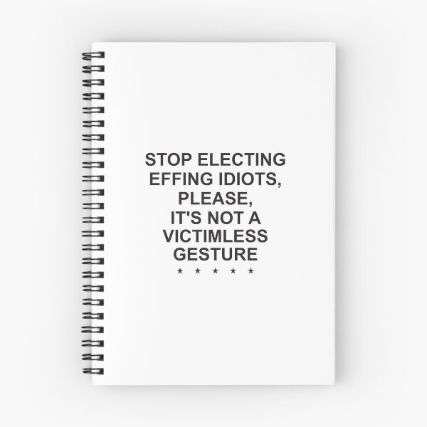 Item preview, Stop electing effing idiots designed and sold by Politics-Corner.