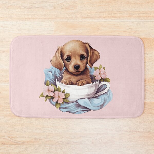 Item preview, Adorable Teacup Puppy Art Print designed and sold by imaginariumlab.