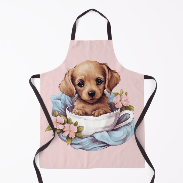 Item preview, Adorable Teacup Puppy Art Print designed and sold by imaginariumlab.