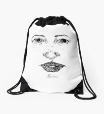 portrait Drawstring Bag