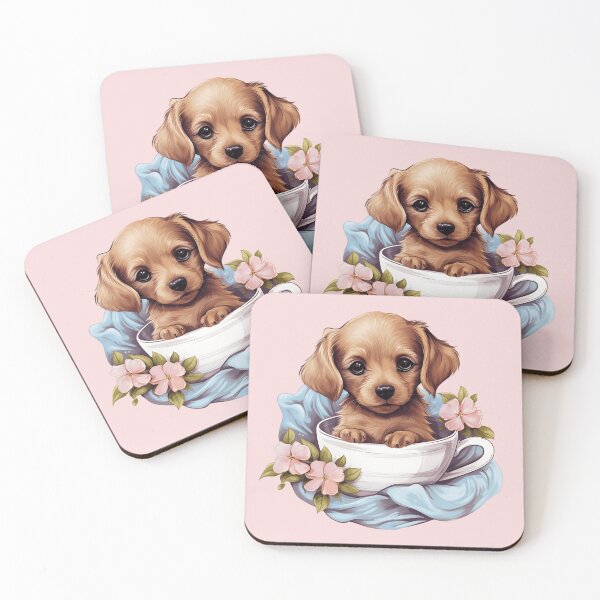 Item preview, Adorable Teacup Puppy Art Print designed and sold by imaginariumlab.