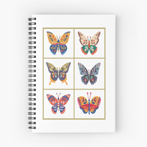 Aperçu de l'œuvre Papillons d'art populaire créée et vendue par ittybittyowl.
