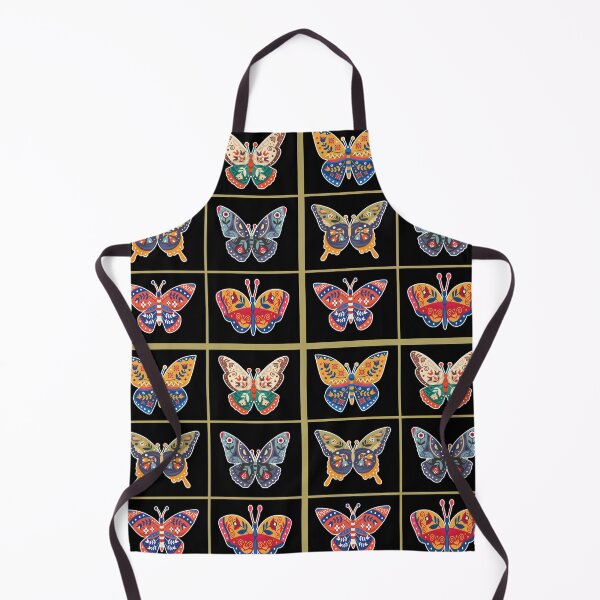 Item preview, Folk Art Butterflies designed and sold by ittybittyowl.