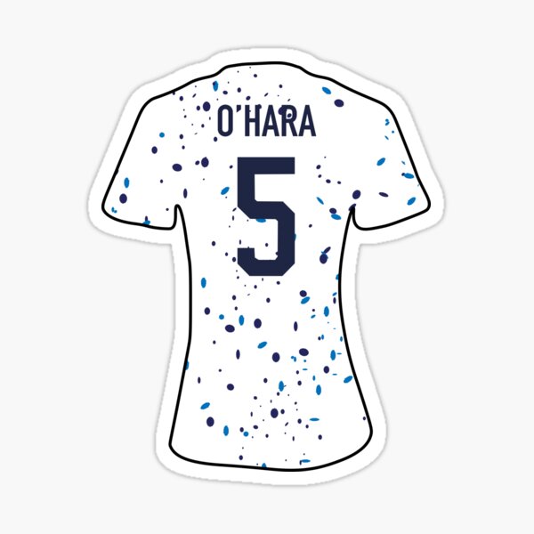 USWNT Jersey Kelley Ohara Home White No.5 2020 Soccer