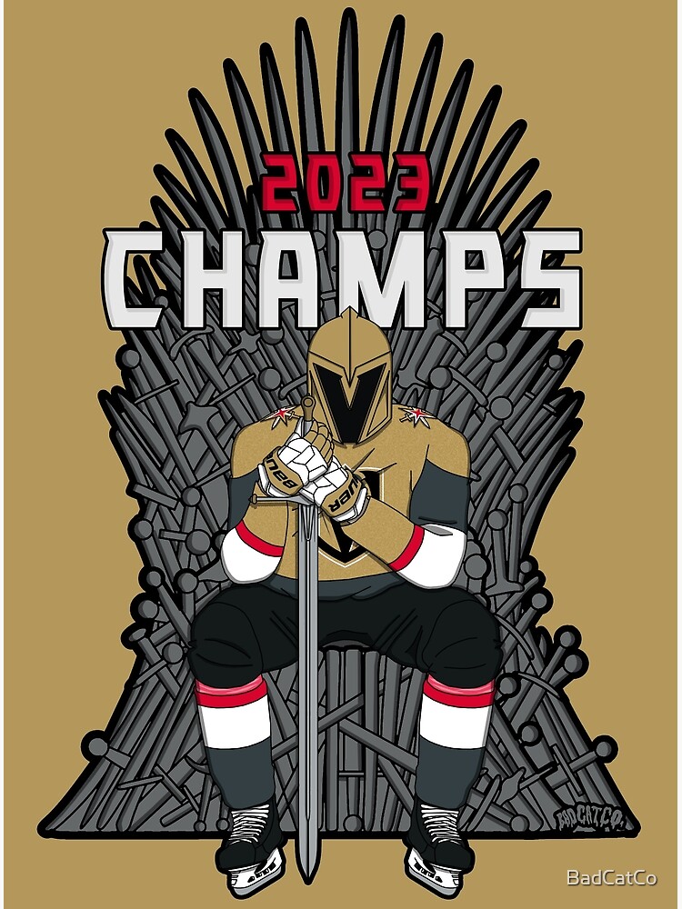 Stanley Cup Vegas Golden Knights City Of Champions Gold Design