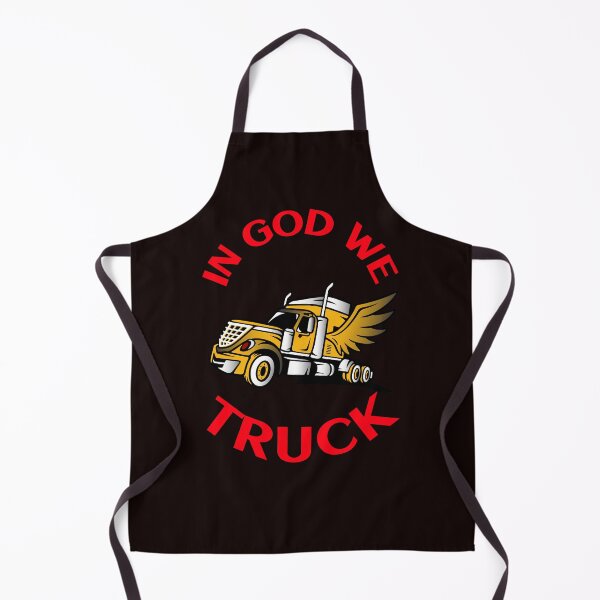 Item preview, Angel Trucker In God We Truck GR designed and sold by TeamsterLife.
