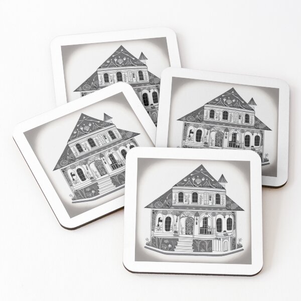 Item preview, A house with a dollhouse inside it designed and sold by ac-virtualshop.