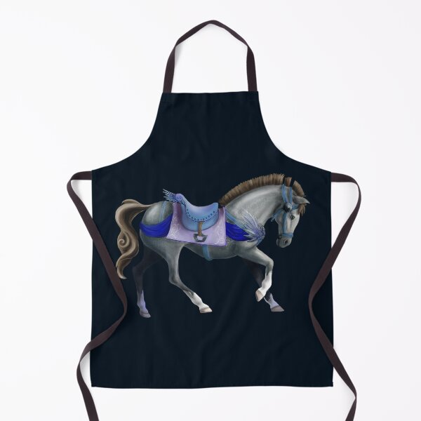 Item preview, Silver Carousel Horse with Wing Adornments designed and sold by ElementalEmbers.