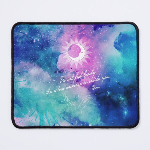 Item preview, Cosmic Rumi Quote - Do Not Feel Lonely, the Entire Universe is Inside You designed and sold by Trish Dish.