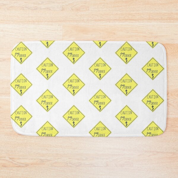 Item preview, Caution Gay Driver designed and sold by LivingFast.