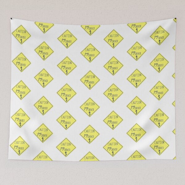 Item preview, Caution Gay Driver designed and sold by LivingFast.