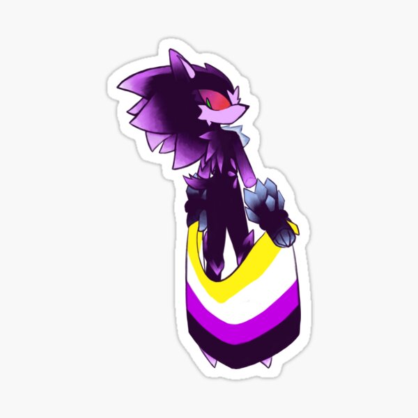 Mephiles The Dark Sonic 06 Sticker - Mephiles The Dark Sonic 06