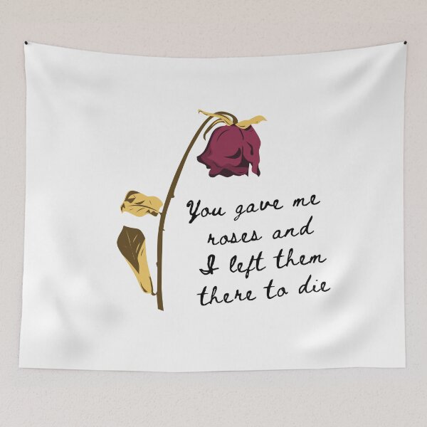 Item preview, You gave me roses and I left them there to die | Back to December designed and sold by BloompodDesigns.