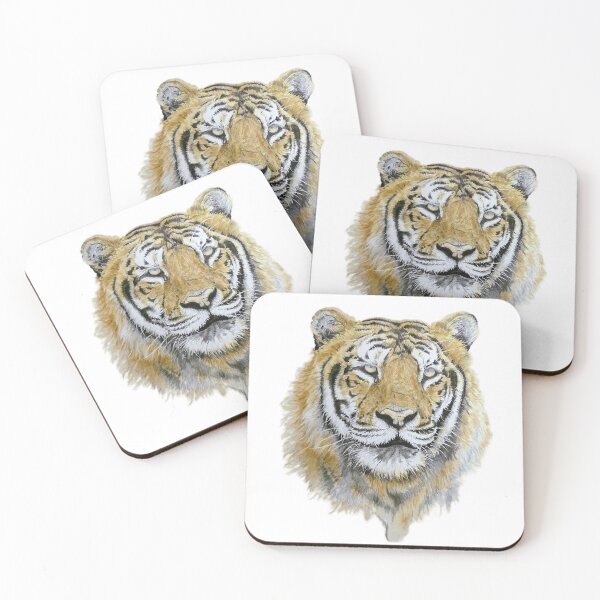 Item preview, Face of a tiger designed and sold by mesato.
