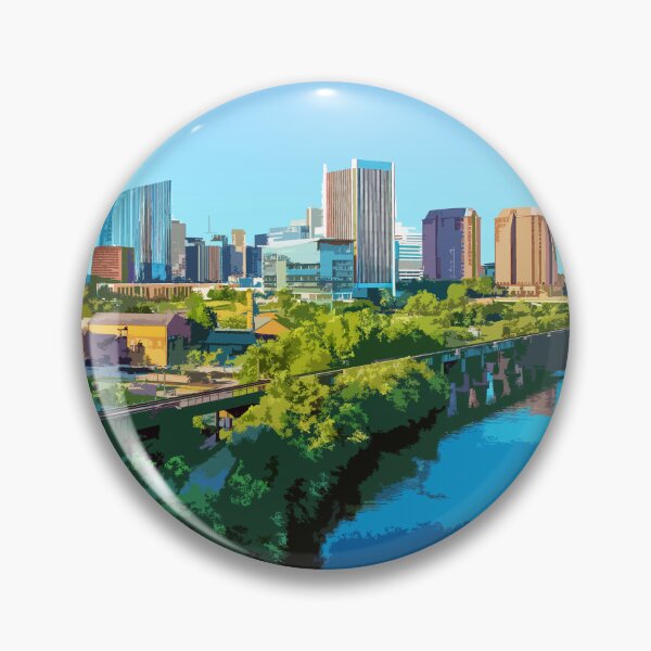 Item preview, Richmond, Virginia, USA, Print designed and sold by summattodraw.