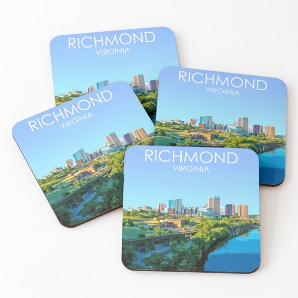 Artikelvorschau, Richmond, Virginia, USA, Druck entworfen und verkauft von summattodraw.