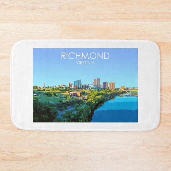 Artikelvorschau, Richmond, Virginia, USA, Druck entworfen und verkauft von summattodraw.