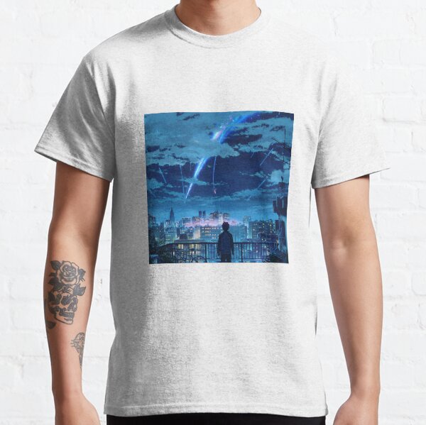 kimi no na wa // votre nom Taki Stars Balcon T-shirt classique