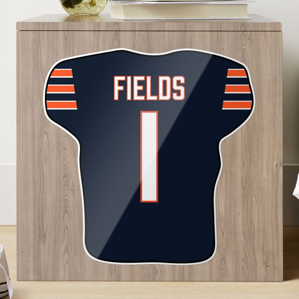 Justin Fields Jersey Sticker for Sale by bsweat