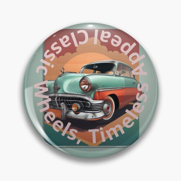 Item preview, Retro car Classic Wheels, Timeless Appeal designed and sold by MixShop10.