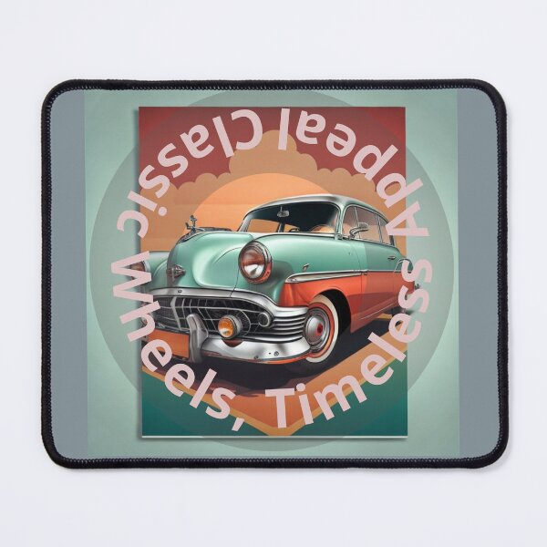 Item preview, Retro car Classic Wheels, Timeless Appeal designed and sold by MixShop10.