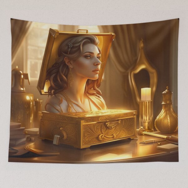 Item preview, Golden box designed and sold by jaanaan.