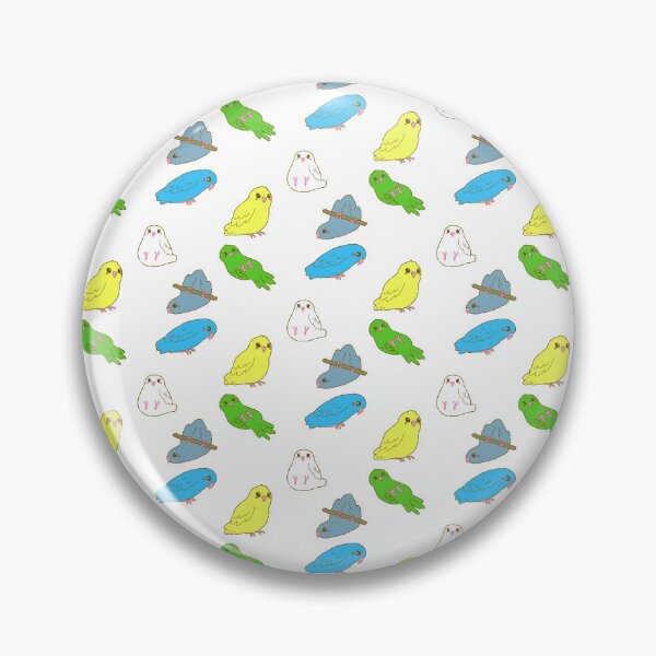 Item preview, Lineolated Parakeets Sticker Pack designed and sold by casserolestan.