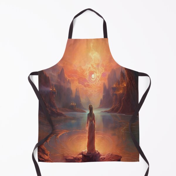 Item preview, Sorceress Standing Under a Blazing Sky designed and sold by FantasyVisions.