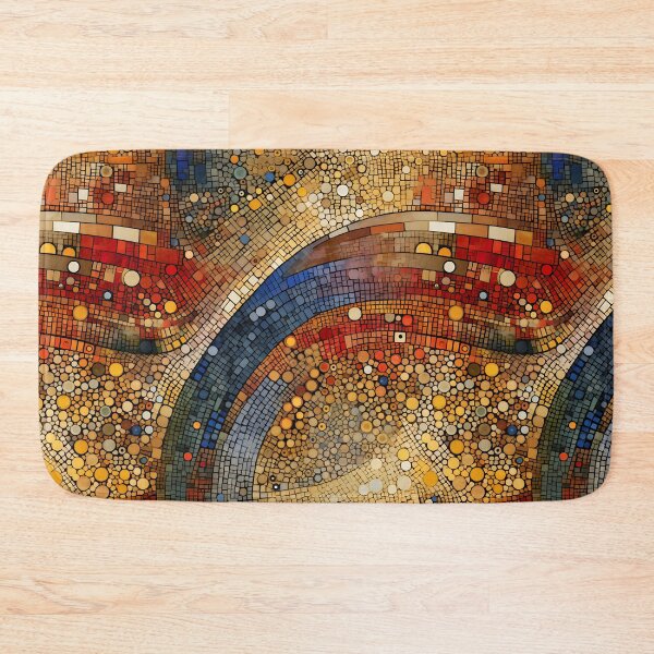 Item preview, Abstract colorful mosaic pattern designed and sold by enipra.