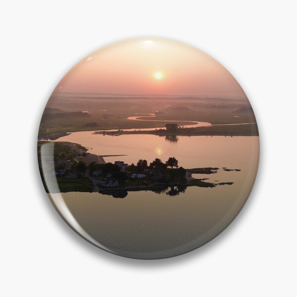 Item preview, Embrace of Dawn: A Tranquil Sunrise on the Connecticut Shoreline designed and sold by AltitudeEchoes.