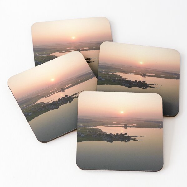 Item preview, Embrace of Dawn: A Tranquil Sunrise on the Connecticut Shoreline designed and sold by AltitudeEchoes.