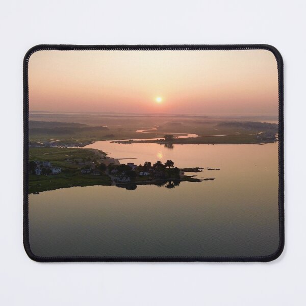 Item preview, Embrace of Dawn: A Tranquil Sunrise on the Connecticut Shoreline designed and sold by AltitudeEchoes.