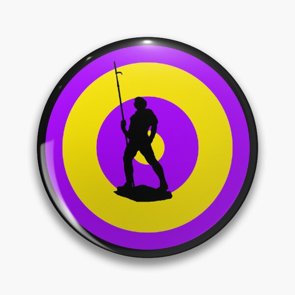 Artikelvorschau, Wexford Pikeman 1798 GAA Gelb Lila Retro Mod entworfen und verkauft von ModSupporters.