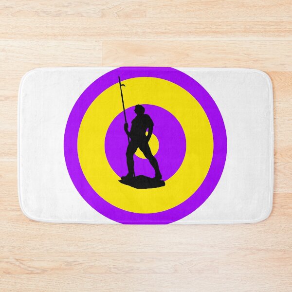 Item preview, Wexford Pikeman 1798 GAA Yellow Purple retro mod designed and sold by ModSupporters.