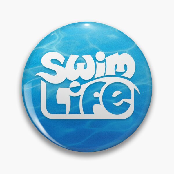 Item preview, Swim Life - Coolpool Blue color designed and sold by tchotchkekitsch.