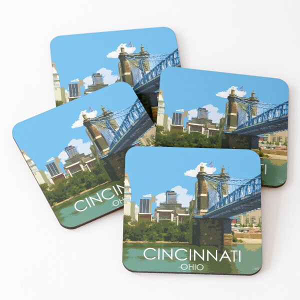 Artikelvorschau, Cincinnati, Ohio, USA, Druck entworfen und verkauft von summattodraw.