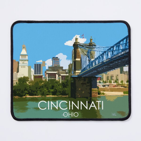 Item preview, Cincinnati, Ohio, USA, Print designed and sold by summattodraw.