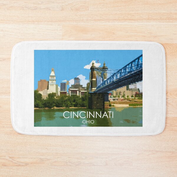 Item preview, Cincinnati, Ohio, USA, Print designed and sold by summattodraw.