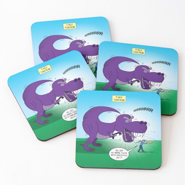 Item preview, T-Rex Temper Tantrum designed and sold by Out to Lunch Cartoons and More.
